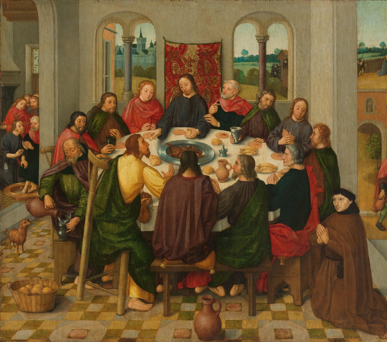 Poslední večeře od Master of the Amsterdam Death of