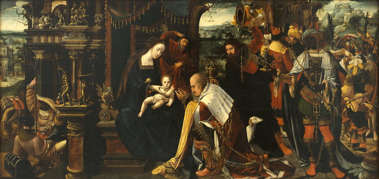 Zjevení Páně od Master of the Antwerp Adoration