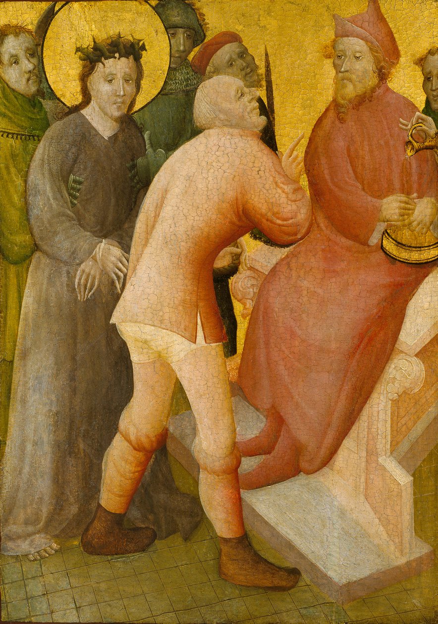 Kristus před Pilátem, 15. století od Master of the Bielefeld Altar