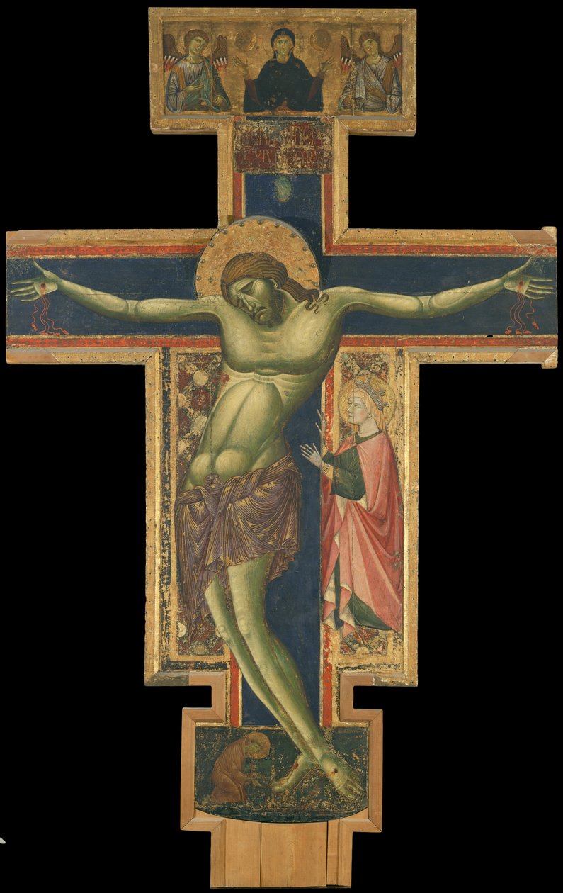 Krucifix od Master of the Borgo Crucifix