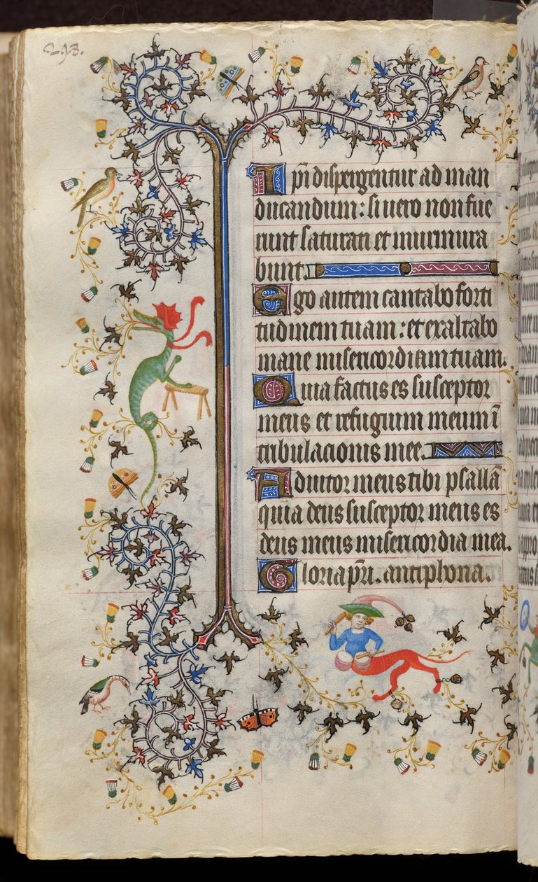 Hodiny Karla Šlechetného, navarrského krále (1361-1425): fol. 149v, Text od Master of the Brussels Initials and Associates