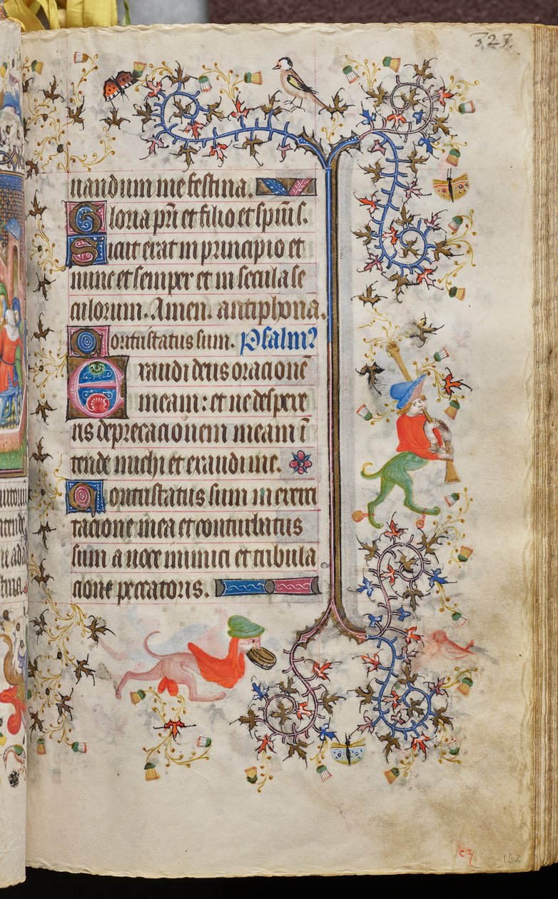 Hodiny Karla Šlechtice, navarrského krále (1361-1425): fol. 162r, Text od Master of the Brussels Initials and Associates