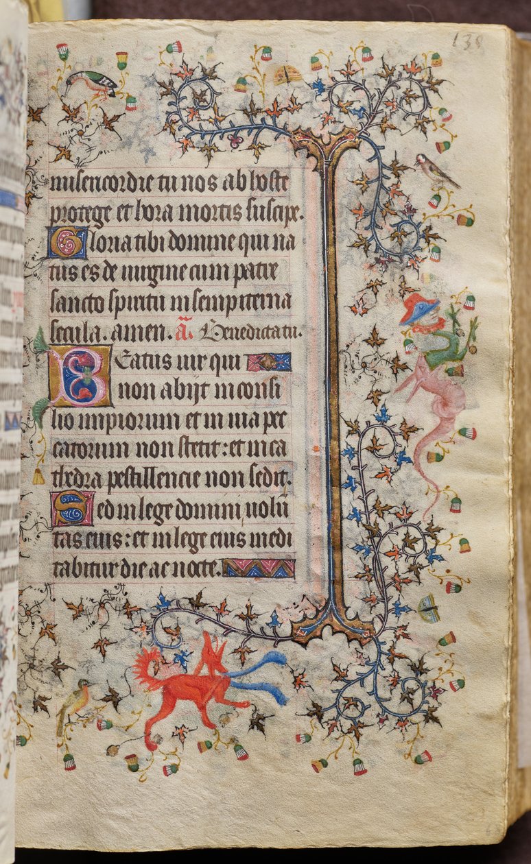 Hodiny Karla Šlechtice, navarrského krále (1361-1425): fol. 68r, Text od Master of the Brussels Initials and Associates