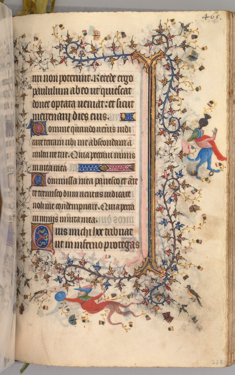Hodiny Karla Vznešeného, krále navarrského 1361-1425: fol. 227r, Text, c. 1405. od Master of the Brussels Initials and Associates