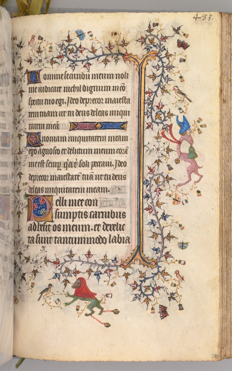 Hodiny Karla Vznešeného, krále navarrského 1361-1425: fol. 236r, Text, c. 1405. od Master of the Brussels Initials and Associates