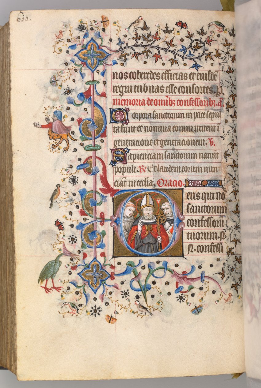 Hodiny Karla Vznešeného, krále navarrského 1361-1425, fol. 294v, The Confessors, c. 1405. od Master of the Brussels Initials and Associates