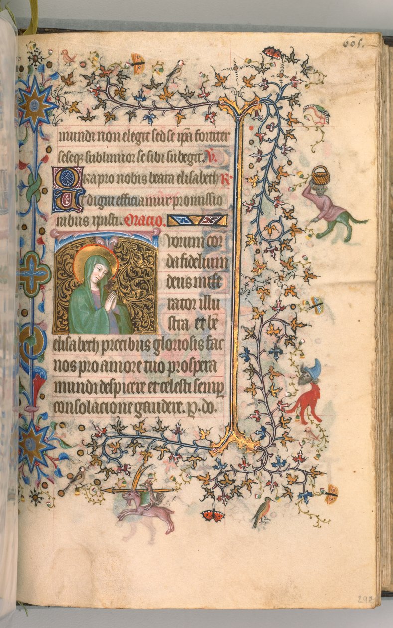 Hodiny Karla Vznešeného, krále navarrského 1361-1425, fol. 297r, sv. 1405. od Master of the Brussels Initials and Associates