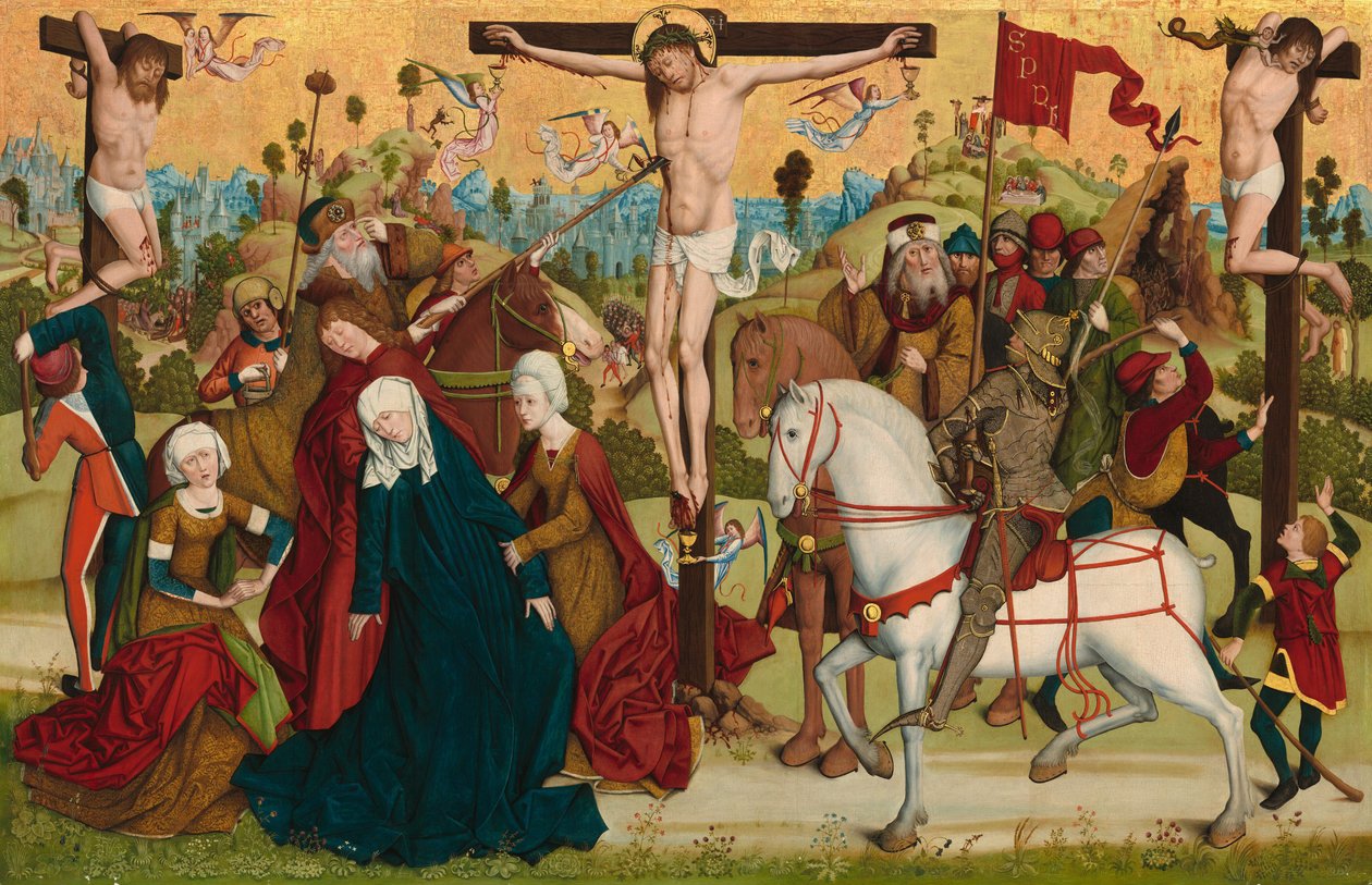 Kalvárie od Master of the Death of Saint Nicholas of Münster