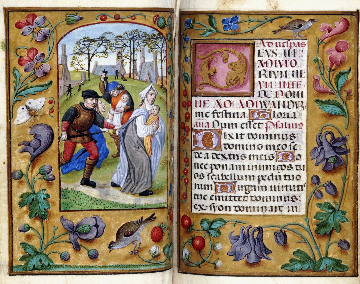 Masakr neviňátek, kolem roku 1490 od Master of the Dresden Prayer Book