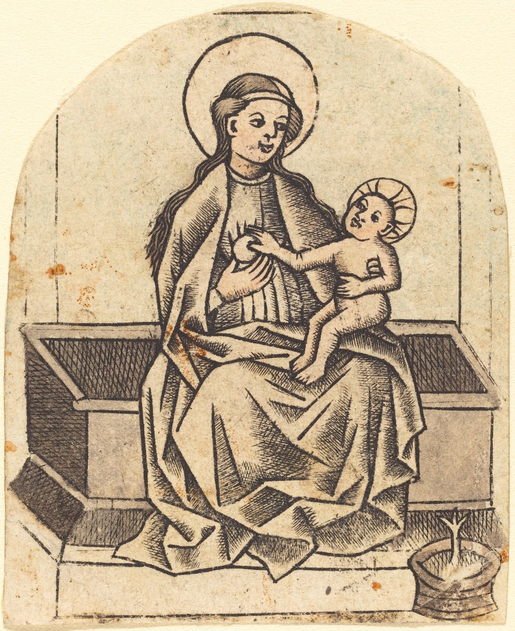 Madonna a dítě od Master of the Dutuit Mount of Olives