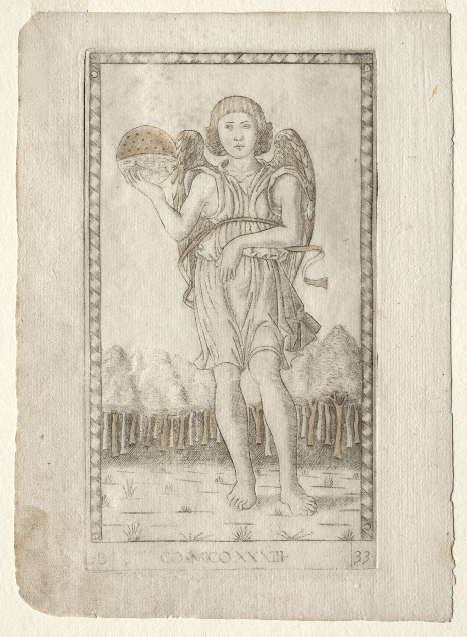 Genius of the World (z Tarocchi, série B: Cosmic Principles and Virtues, #33) od Master of the E Series Tarocchi
