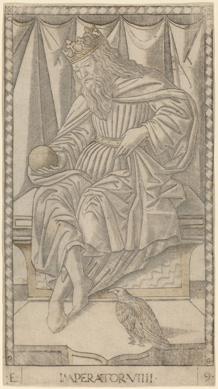 Imperátor (císař) od Master of the E Series Tarocchi