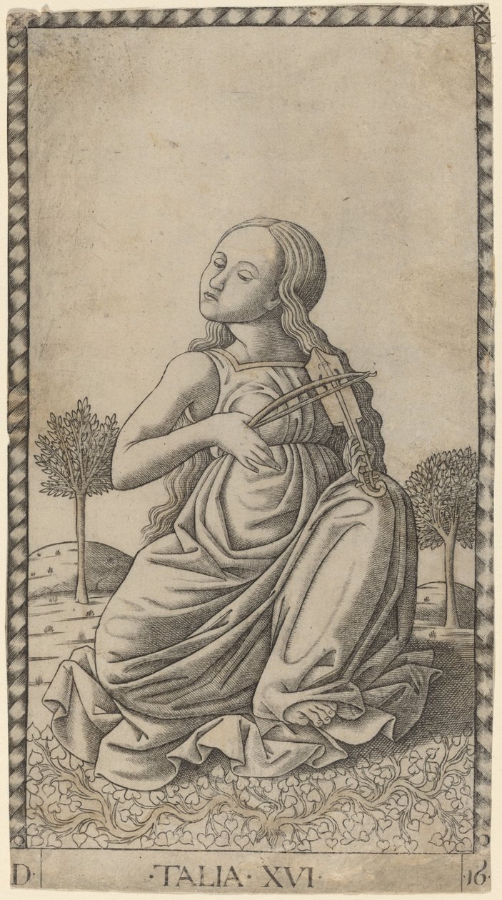 Talia (Thalia) od Master of the E Series Tarocchi