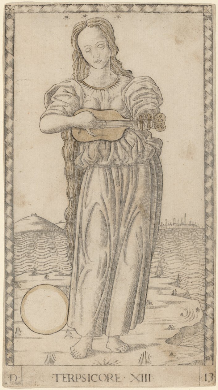 Terpsicore (terpsichore) od Master of the E Series Tarocchi