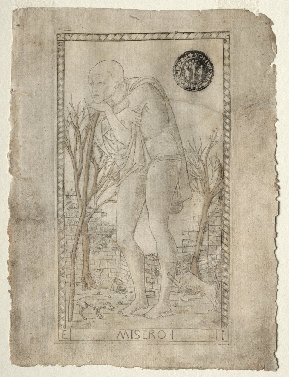 The Beggar (z Tarocchi, série E: Podmínky člověka, #1) od Master of the E Series Tarocchi