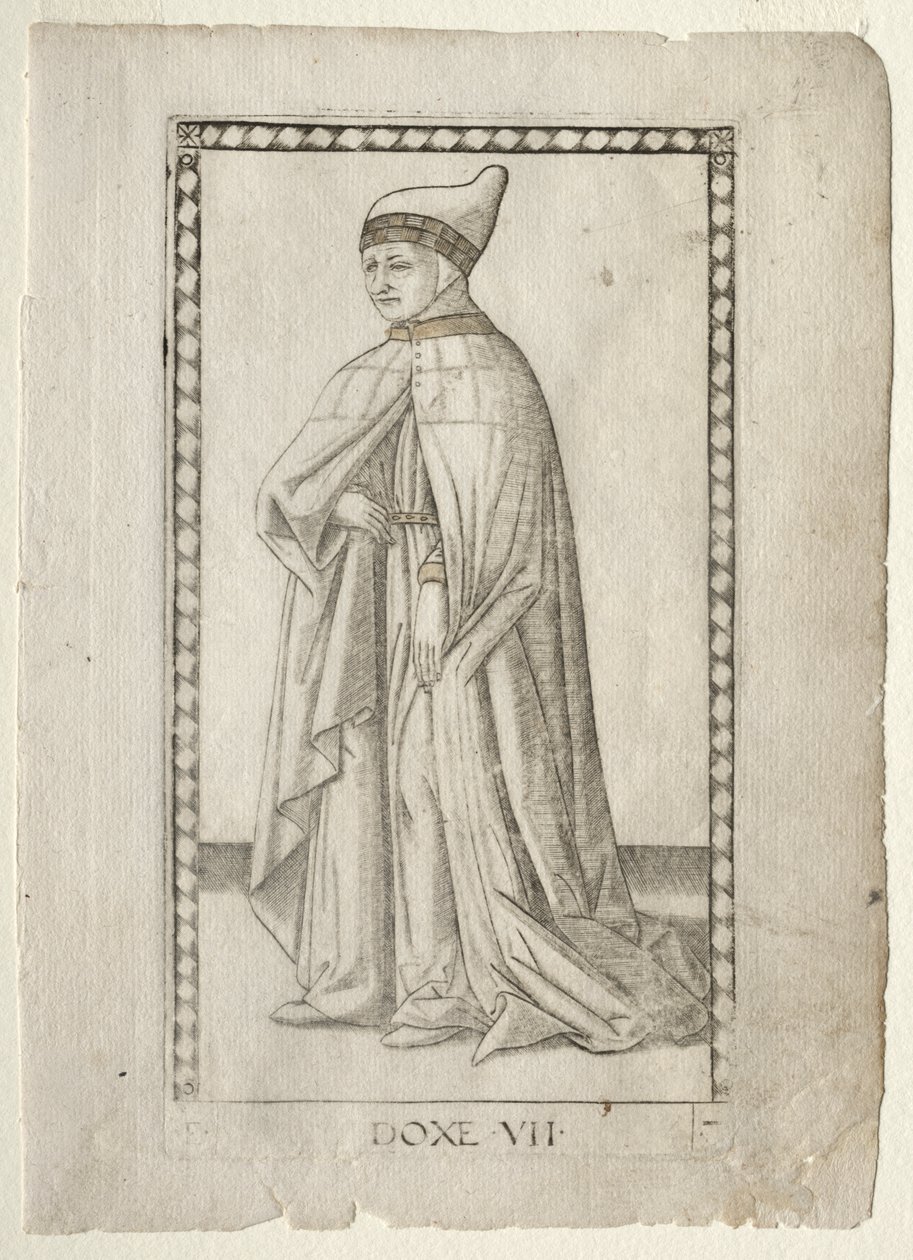 Doge (z Tarocchi, série E: Podmínky člověka, #7) od Master of the E Series Tarocchi