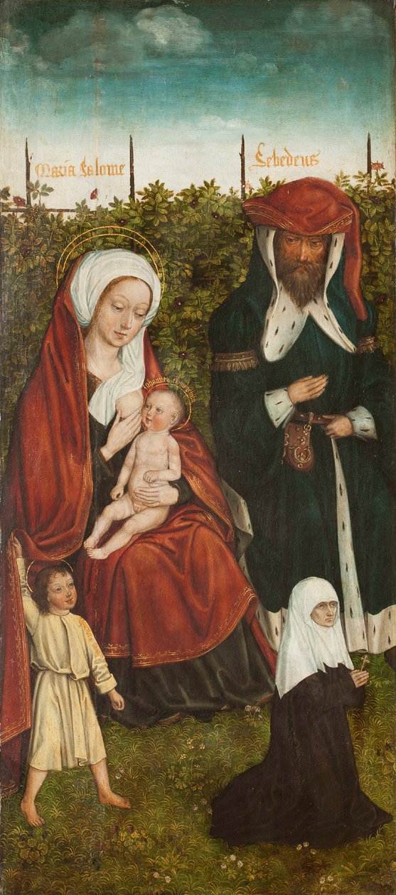 Rodina svaté Anny Triptych, levý panel, cca 1500-1510. od Master of the Family of Saint