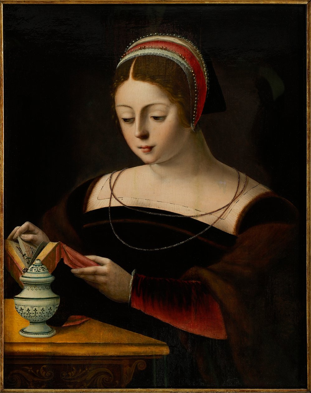 Máří Magdalena, kolem roku 1540. od Master of the Female Half Lengths