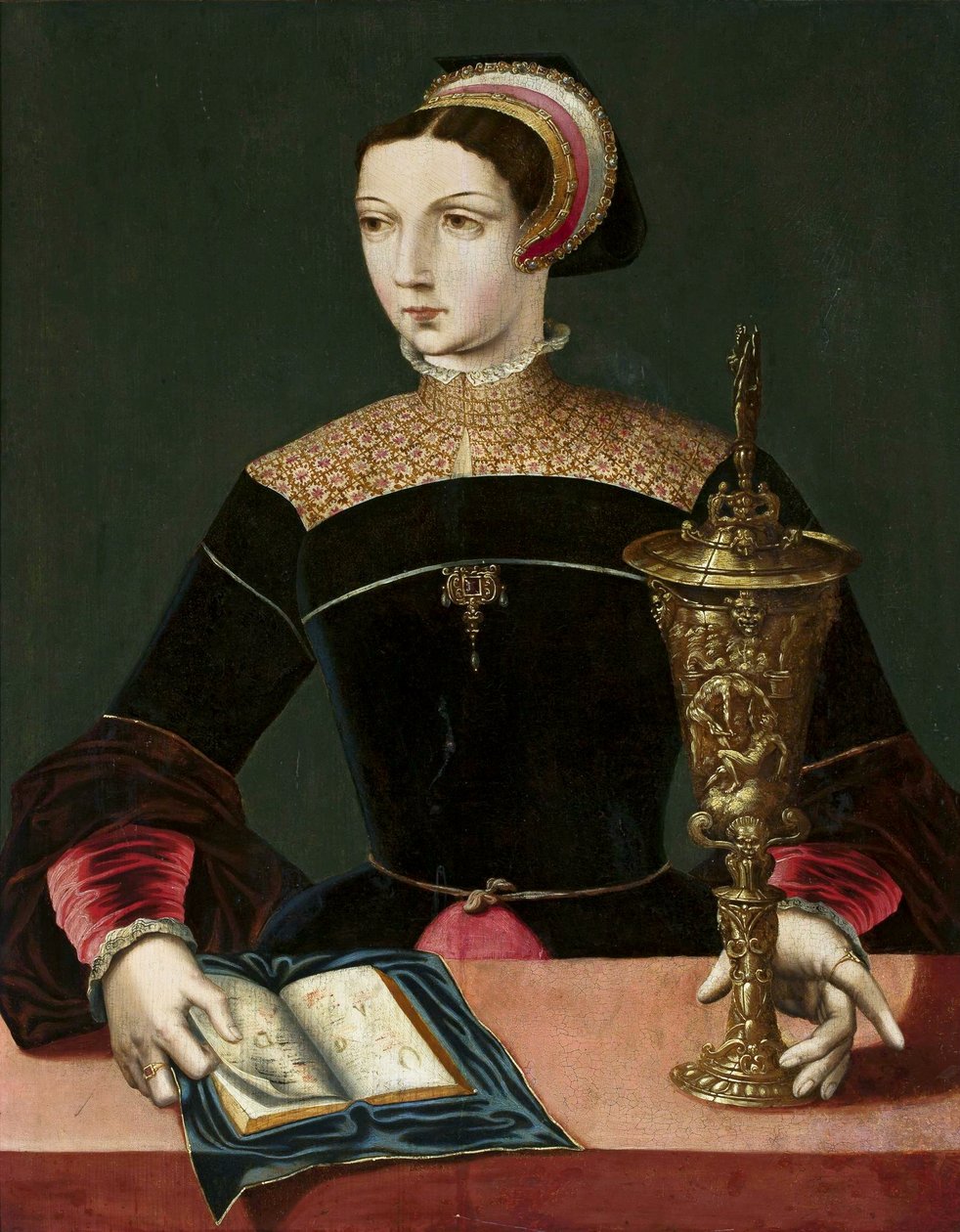 Čtení svaté Magdaleny od Master of the Female Half Lengths