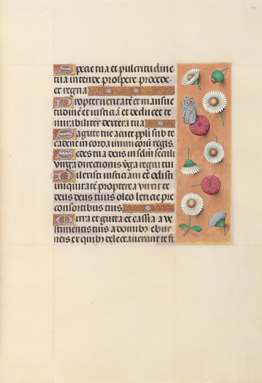 Hodiny španělské královny Isabely Katolické:  Fol. 104r od Master of the First Prayerbook of Maximillian