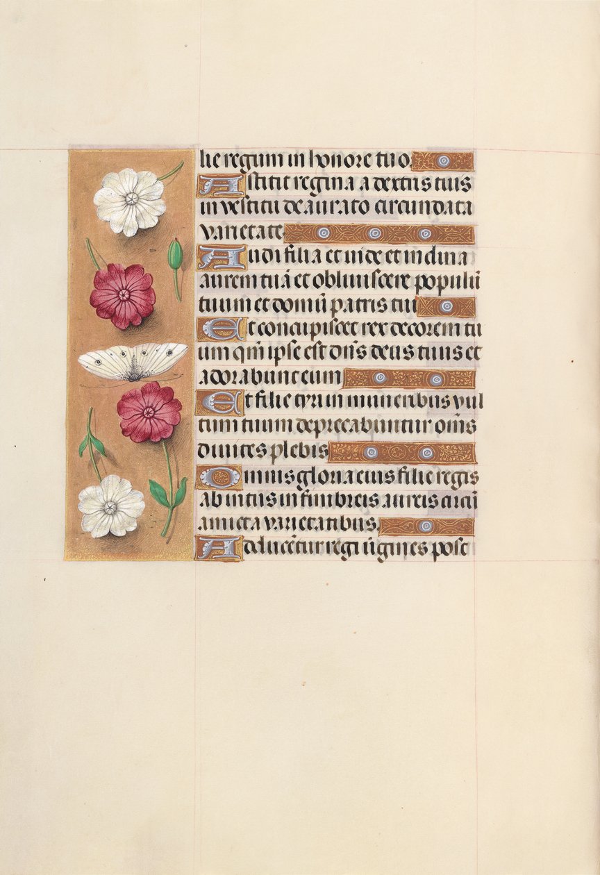 Hodiny královny Isabely Katolické, královny Španělska: Fol. 104v, c. 1500. od Master of the First Prayerbook of Maximillian
