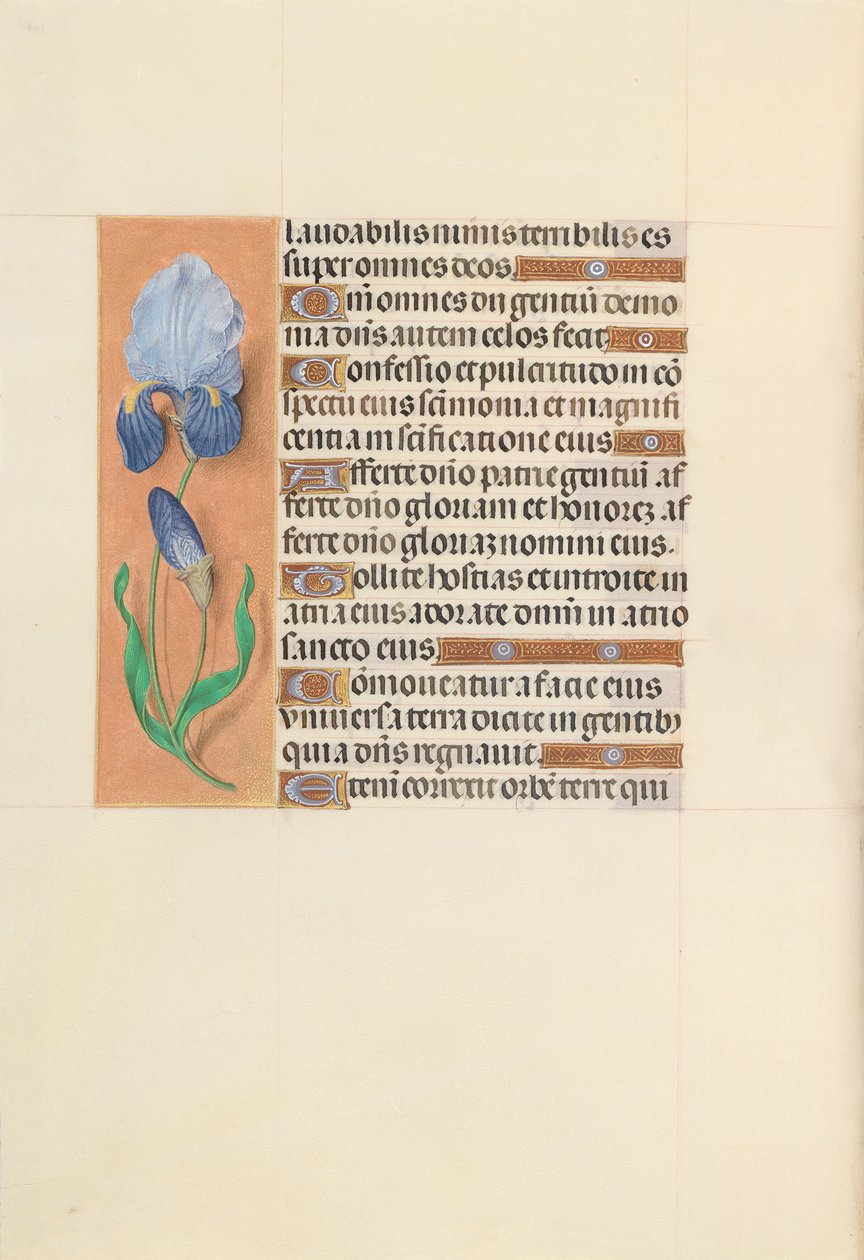 Hodiny královny Isabely Katolické, královny Španělska: Fol. 107v, c. 1500. od Master of the First Prayerbook of Maximillian