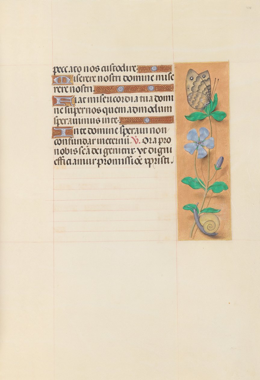 Hodiny královny Isabely Katolické, královny Španělska: Fol. 114r, c. 1500. od Master of the First Prayerbook of Maximillian
