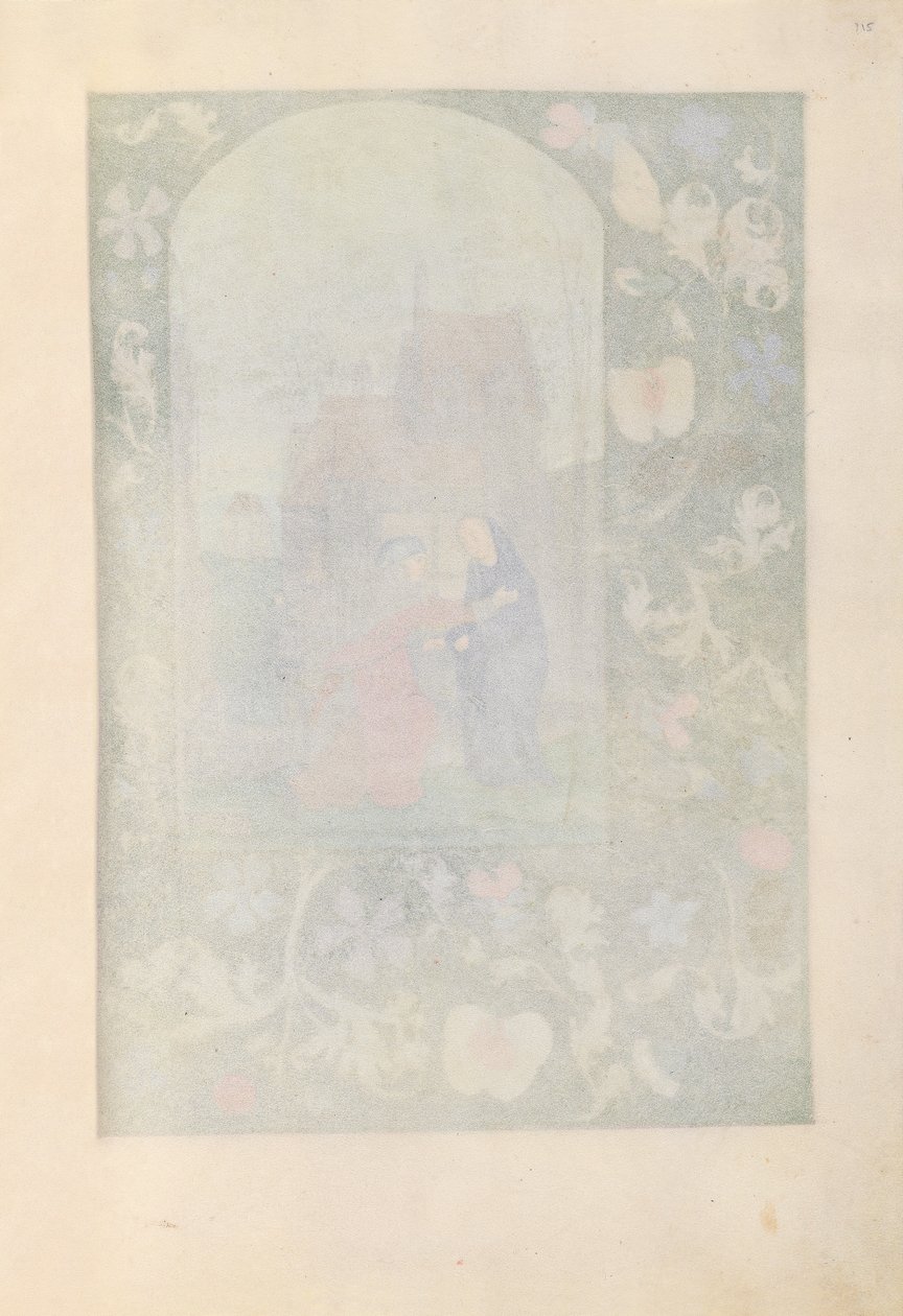 Hodiny královny Isabely Katolické, královny Španělska: Fol. 115r, c. 1500. od Master of the First Prayerbook of Maximillian