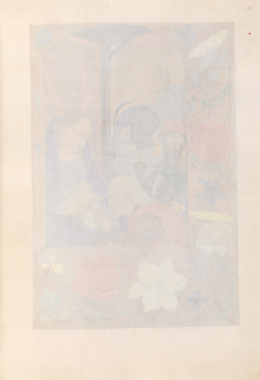 Hodiny královny Isabely Katolické, královny Španělska: Fol. 136r, c. 1500. od Master of the First Prayerbook of Maximillian