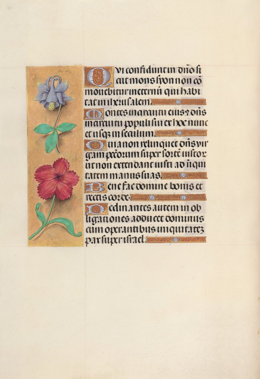 Hodiny královny Isabely Katolické, královny Španělska: Fol. 138v, c. 1500. od Master of the First Prayerbook of Maximillian