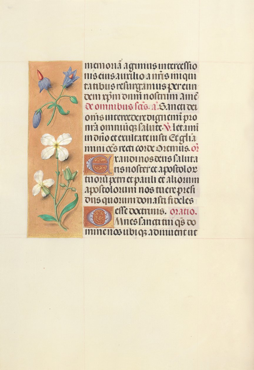 Hodiny královny Isabely Katolické, královny Španělska: Fol. 139v, c. 1500. od Master of the First Prayerbook of Maximillian