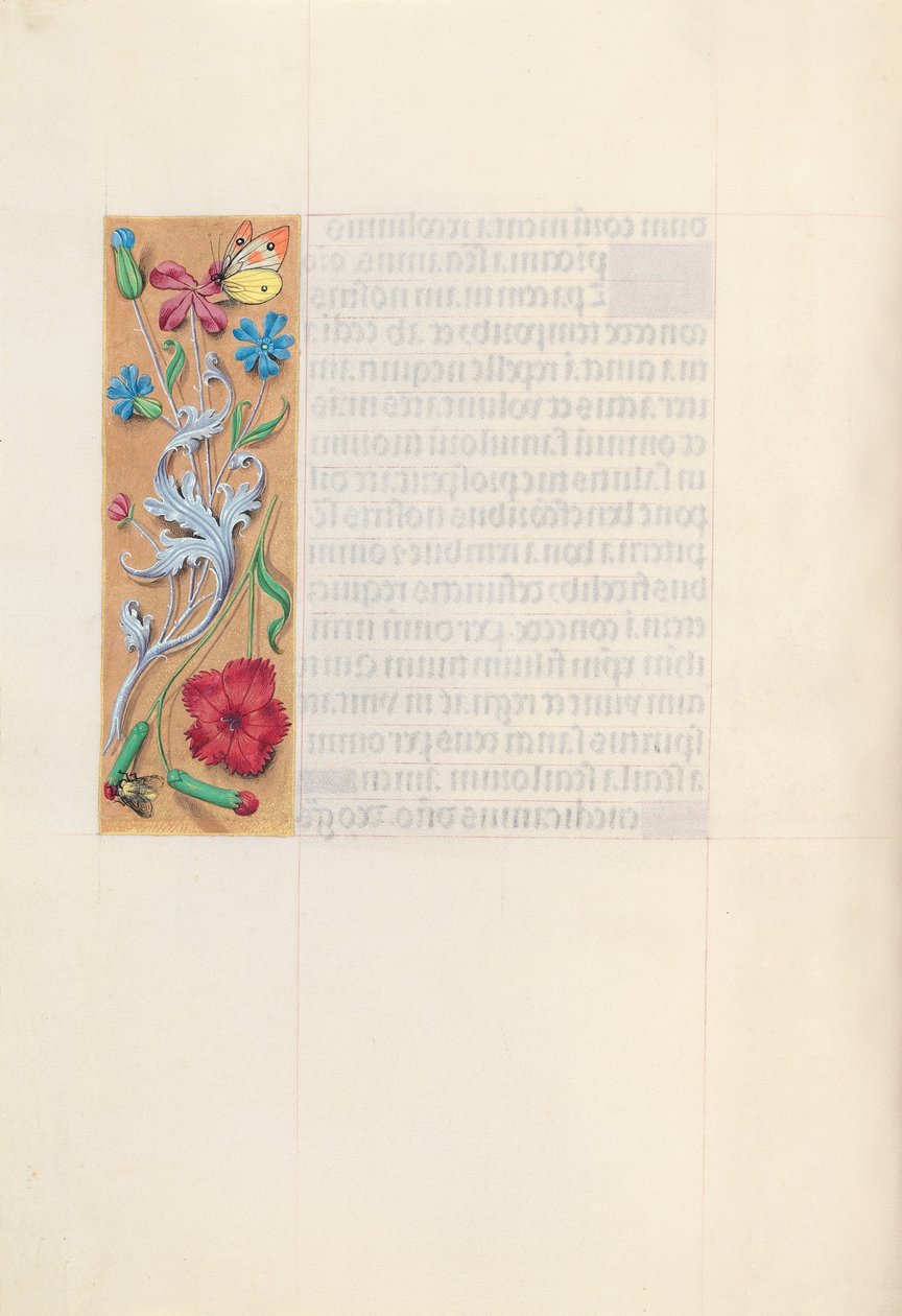 Hodiny královny Isabely Katolické, královny Španělska: Fol. 140V, c. 1500. od Master of the First Prayerbook of Maximillian