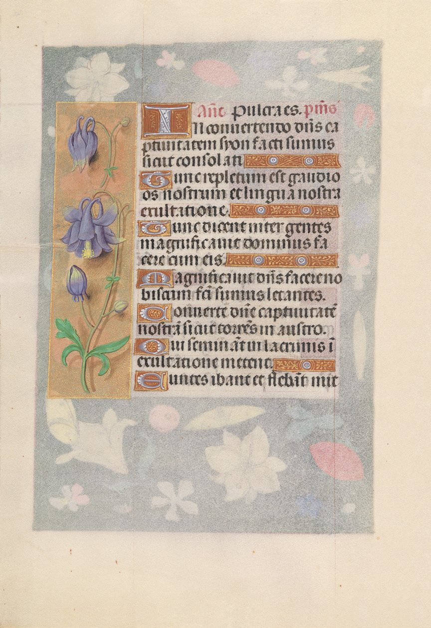 Hodiny královny Isabely Katolické, královny Španělska: Fol. 142v, c. 1500. od Master of the First Prayerbook of Maximillian