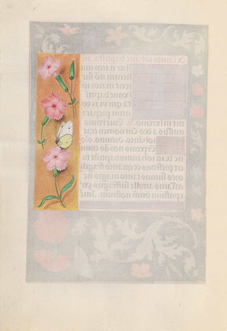 Hodiny královny Isabely Katolické, královny Španělska: Fol. 170v, c. 1500. od Master of the First Prayerbook of Maximillian