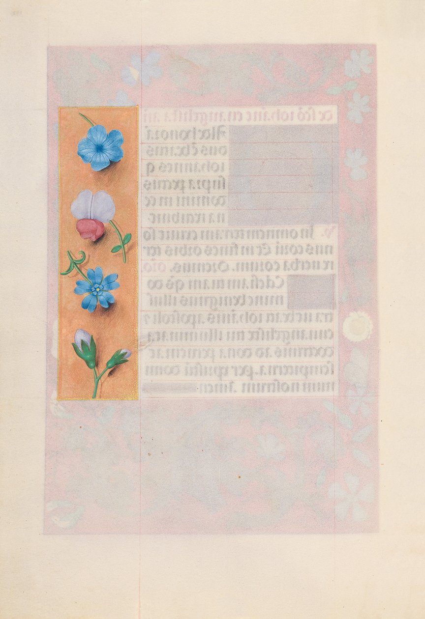 Hodiny královny Isabely Katolické, královny Španělska: Fol. 172v, c. 1500. od Master of the First Prayerbook of Maximillian