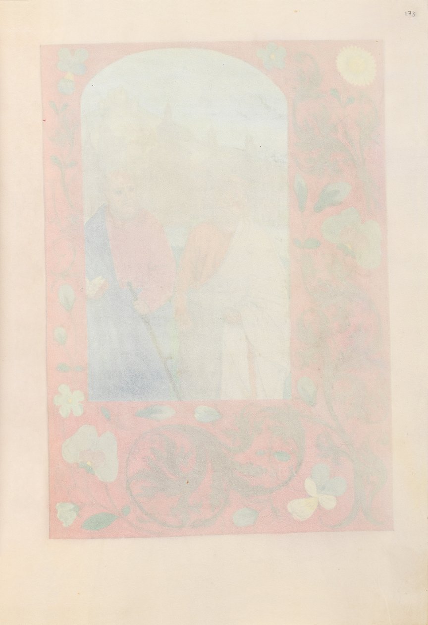Hodiny královny Isabely Katolické, královny Španělska: Fol. 173r, c. 1500. od Master of the First Prayerbook of Maximillian