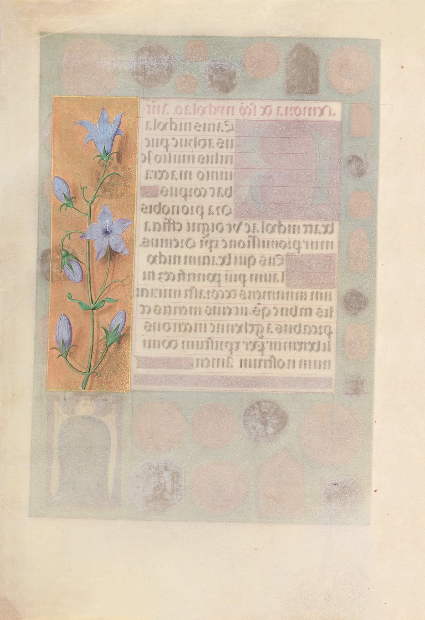 Hodiny královny Isabely Katolické, královny Španělska: Fol. 184v, c. 1500. od Master of the First Prayerbook of Maximillian