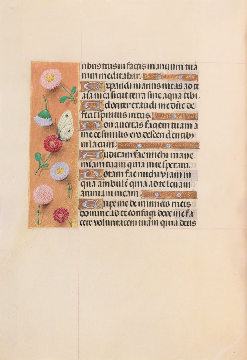 Hodiny královny Isabely Katolické, královny Španělska: Fol. 209v, c. 1500. od Master of the First Prayerbook of Maximillian