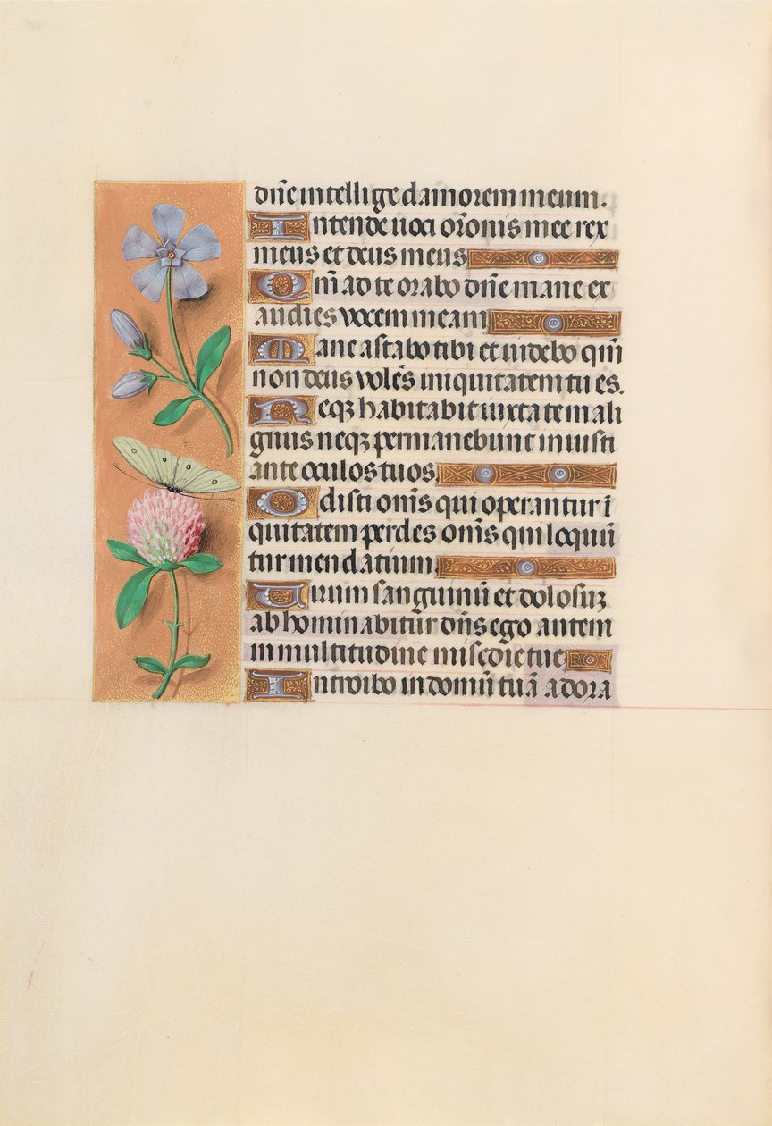 Hodiny královny Isabely Katolické, královny Španělska: Fol. 227v, c. 1500. od Master of the First Prayerbook of Maximillian