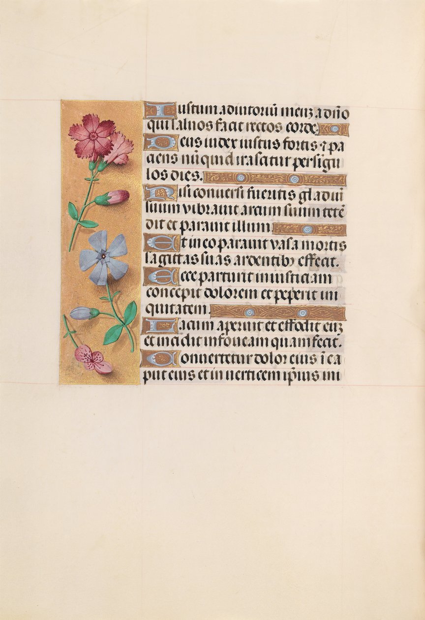 Hodiny královny Isabely Katolické, královny Španělska: Fol. 230V, c. 1500. od Master of the First Prayerbook of Maximillian