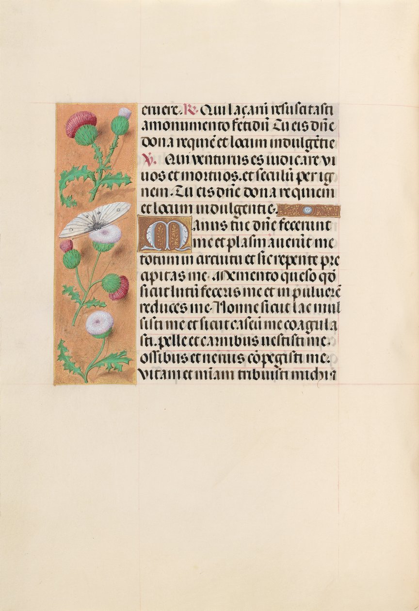 Hodiny královny Isabely Katolické, královny Španělska: Fol. 232v, c. 1500. od Master of the First Prayerbook of Maximillian