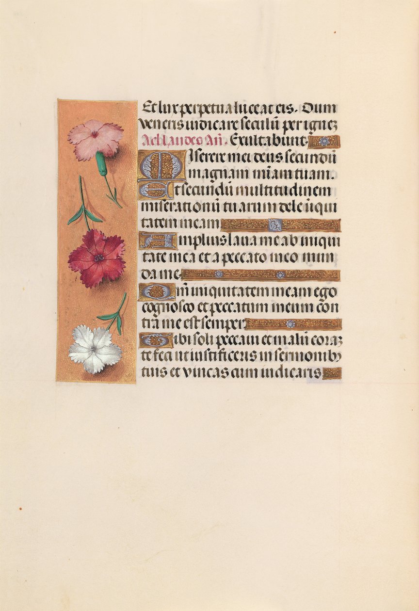 Hodiny královny Isabely Katolické, královny Španělska: Fol. 246v, c. 1500. od Master of the First Prayerbook of Maximillian