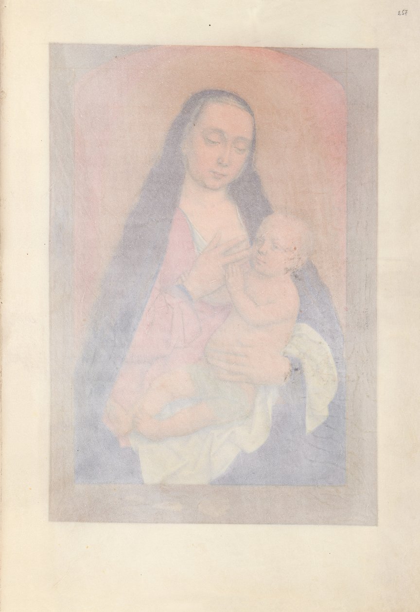 Hodiny královny Isabely Katolické, královny Španělska: Fol. 257r, c. 1500. od Master of the First Prayerbook of Maximillian