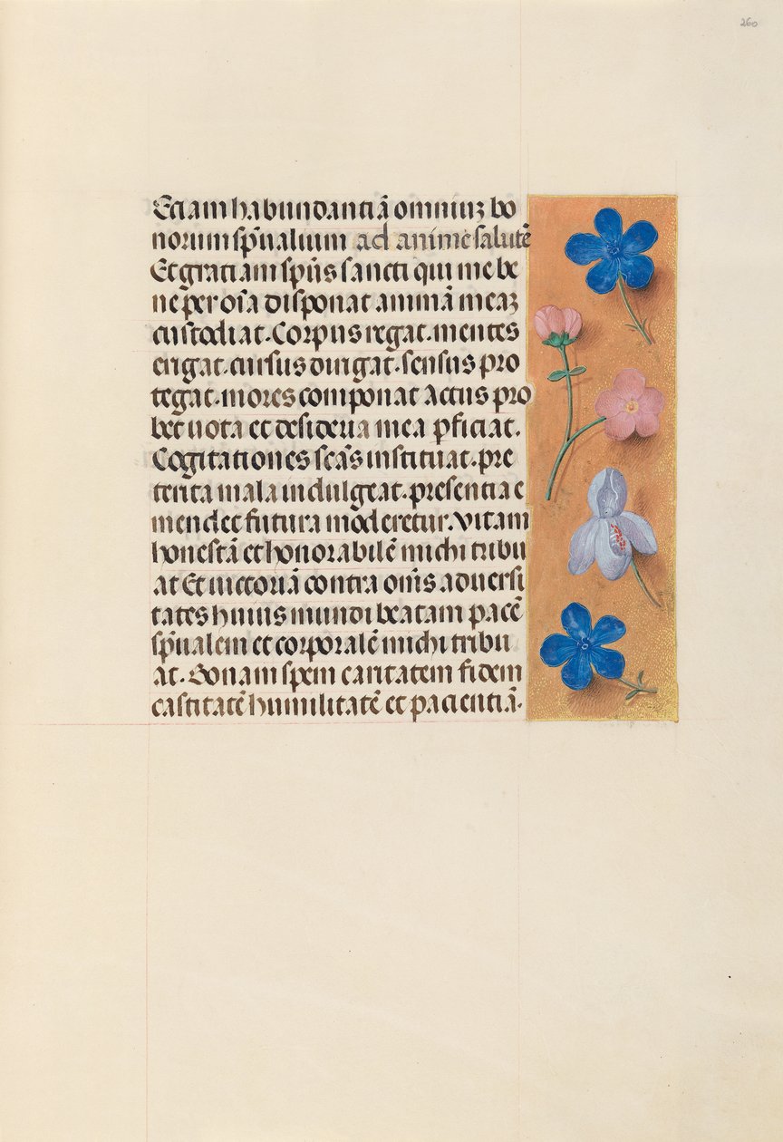 Hodiny královny Isabely Katolické, královny Španělska: Fol. 260r, c. 1500. od Master of the First Prayerbook of Maximillian