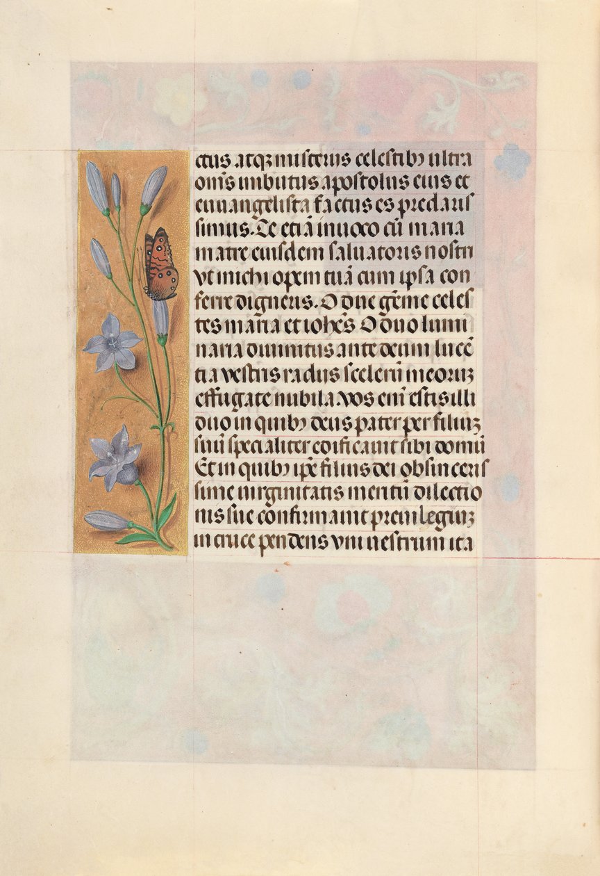 Hodiny královny Isabely Katolické, královny Španělska: Fol. 262v, c. 1500. od Master of the First Prayerbook of Maximillian
