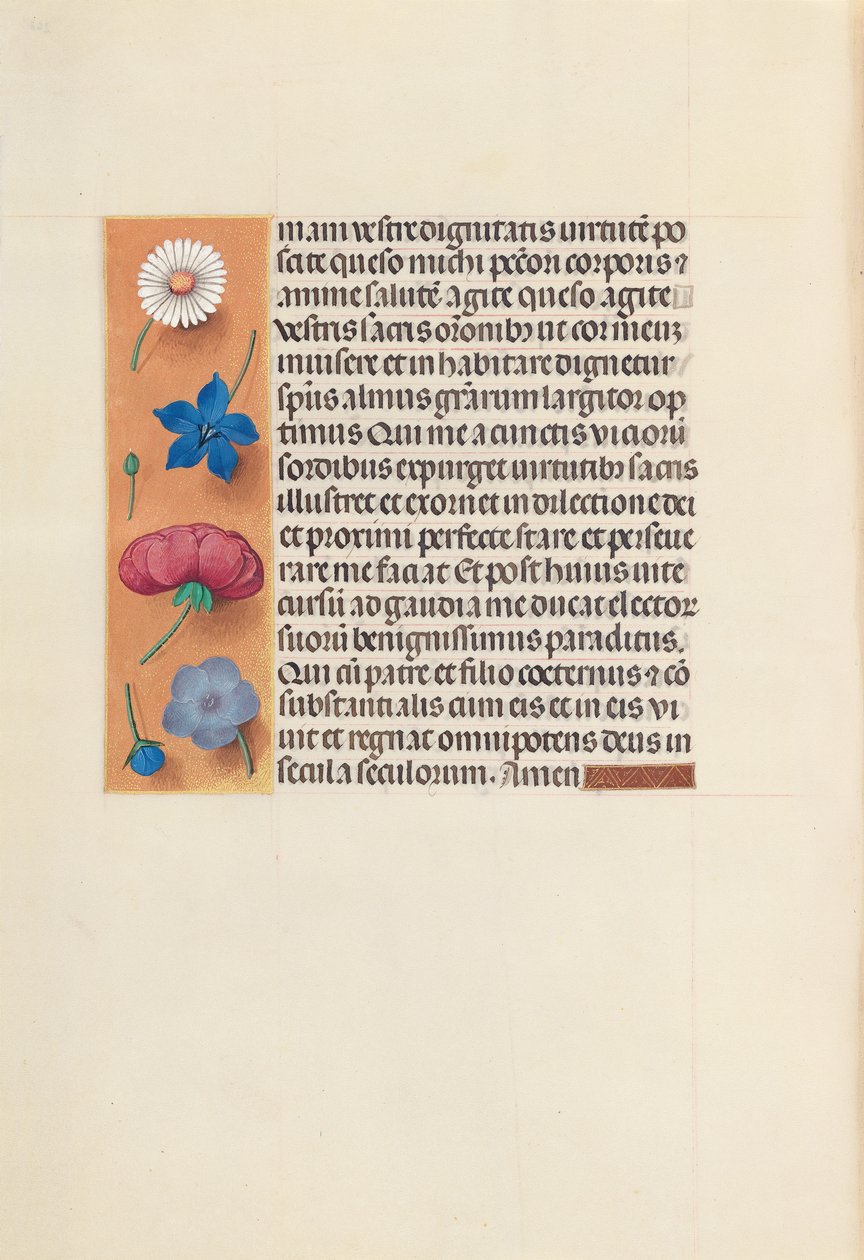 Hodiny královny Isabely Katolické, královny Španělska: Fol. 263v, mše sv. 1500. od Master of the First Prayerbook of Maximillian