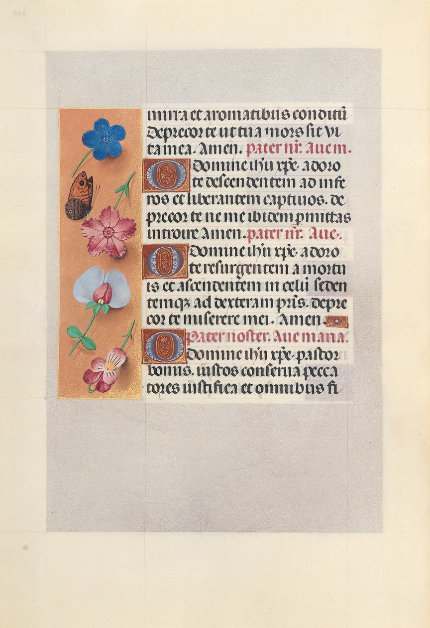 Hodiny královny Isabely Katolické, královny Španělska: Fol. 265V, c. 1500. od Master of the First Prayerbook of Maximillian
