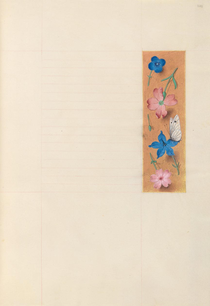 Hodiny královny Isabely Katolické, královny Španělska: Fol. 272r, c. 1500. od Master of the First Prayerbook of Maximillian