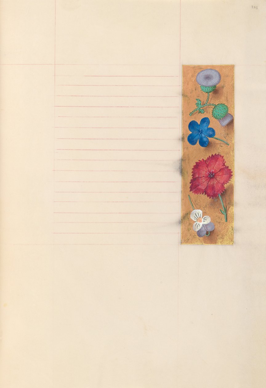 Hodiny královny Isabely Katolické, královny Španělska: Fol. 273r, c. 1500. od Master of the First Prayerbook of Maximillian