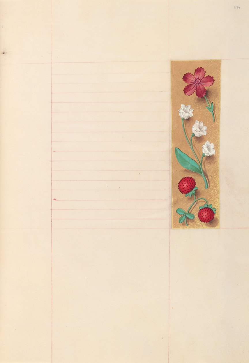 Hodiny královny Isabely Katolické, královny Španělska: Fol. 274r, c. 1500. od Master of the First Prayerbook of Maximillian